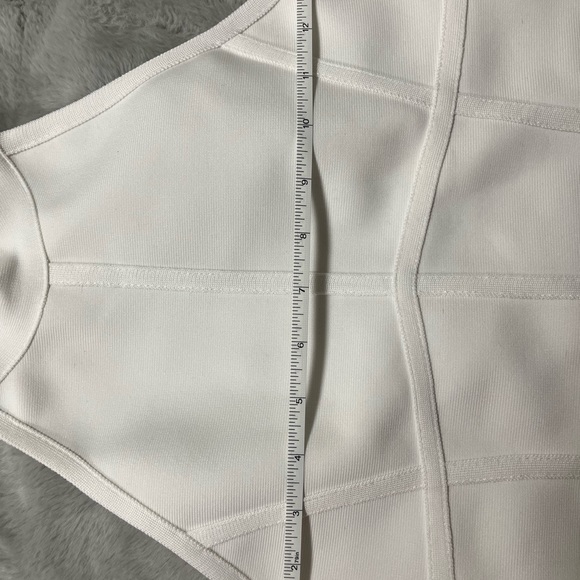 White Bandage Midi Dress - Size Small, Elegant & Flattering - Picture 12 of 12